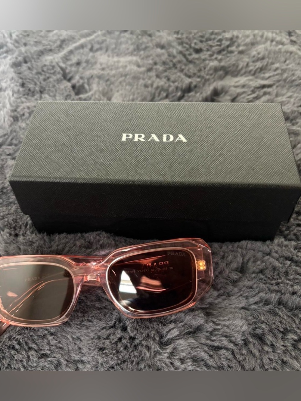 Prada Pink Transparent Sunglasses - Picture 3 of 8